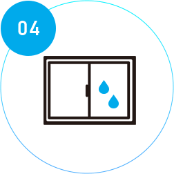 窓の結露がひどい